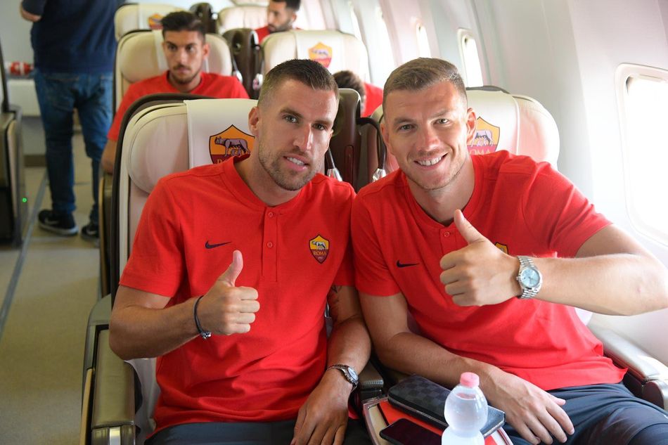 Gallery: Squad travel to the US - AS Roma