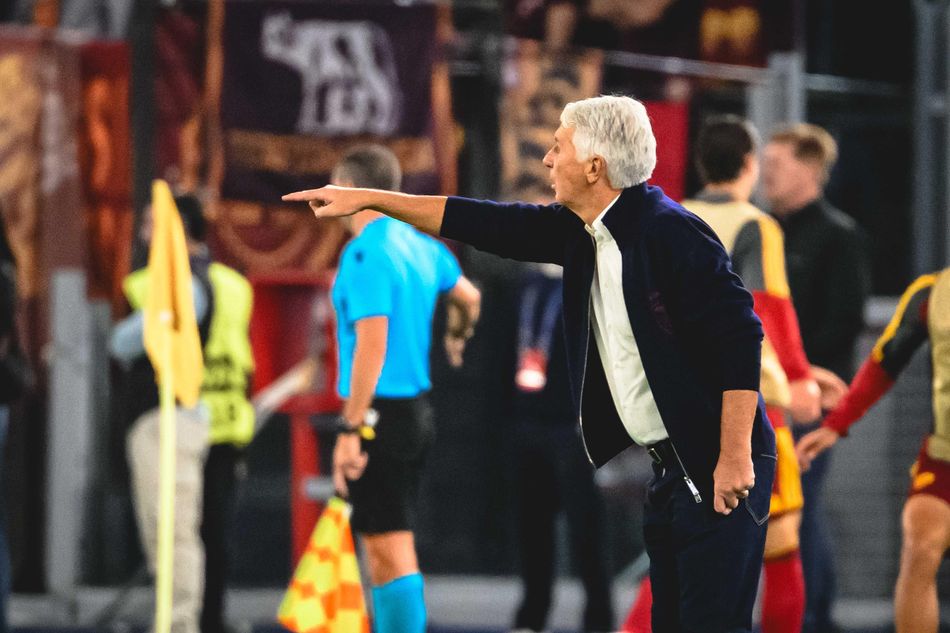 Photo: AS Roma Gasperini e Mourinho commentano il 4-3 tra Roma e Real Madrid