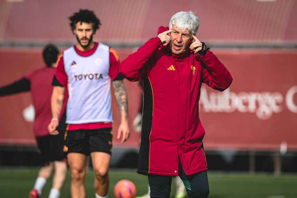 Gallery: l'allenamento di venerdì - AS Roma