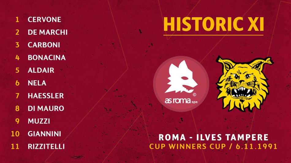 Historic XI: A record-breaking European night - AS Roma