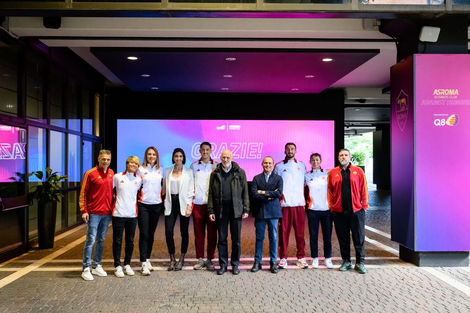 Food for the Community: AS Roma Business Club and Q8 supporting the region