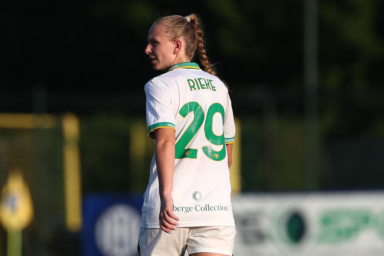 MILAN, ITALY - AUGUST 10:  during the Pre-season Friendly match between FC Internazionale Women and AS Roma Women at Centro Sportivo Interello Giacinto Facchetti on August 10, 2025 in Milan, Italy. (Photo by AS Roma/AS Roma via Getty Images)