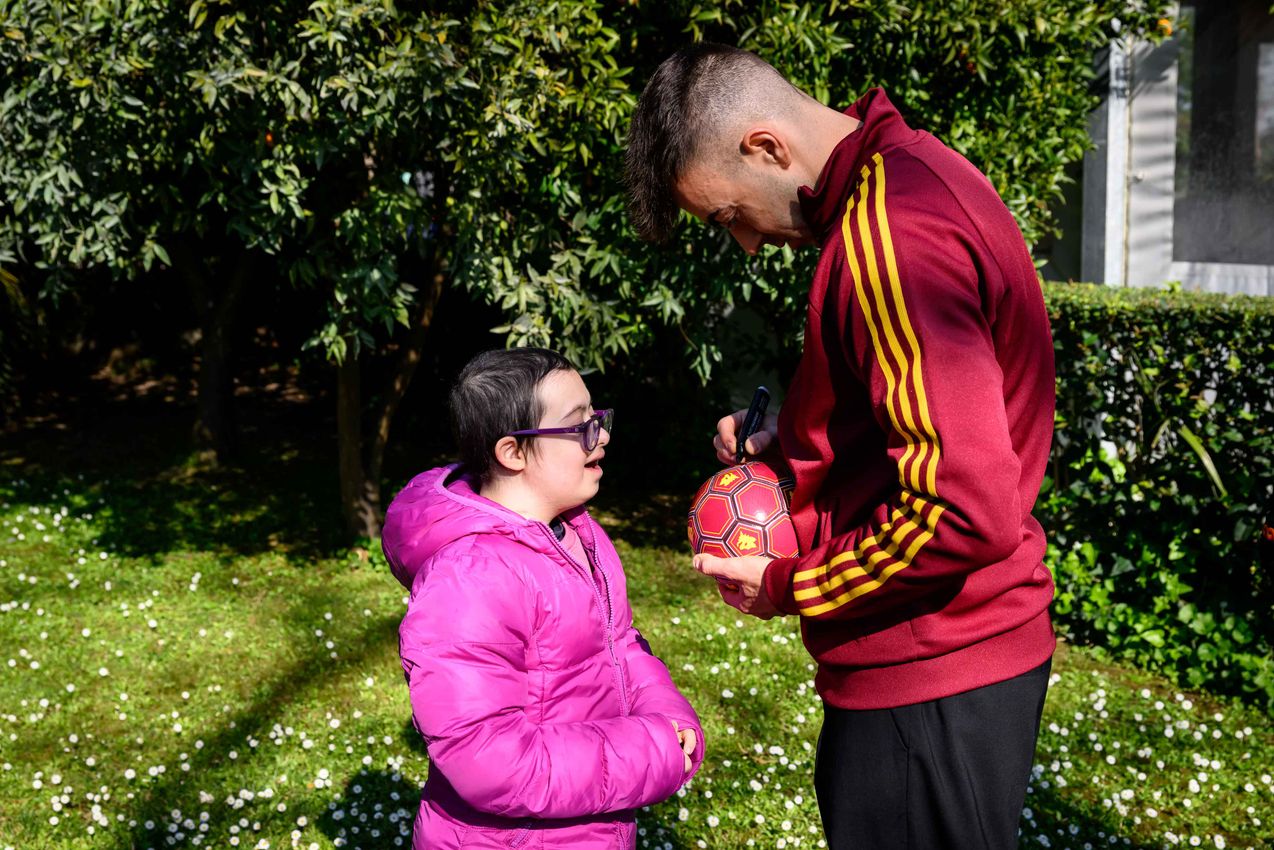 As Roma Gallery Image - El Shaarawy a casa Tudisco