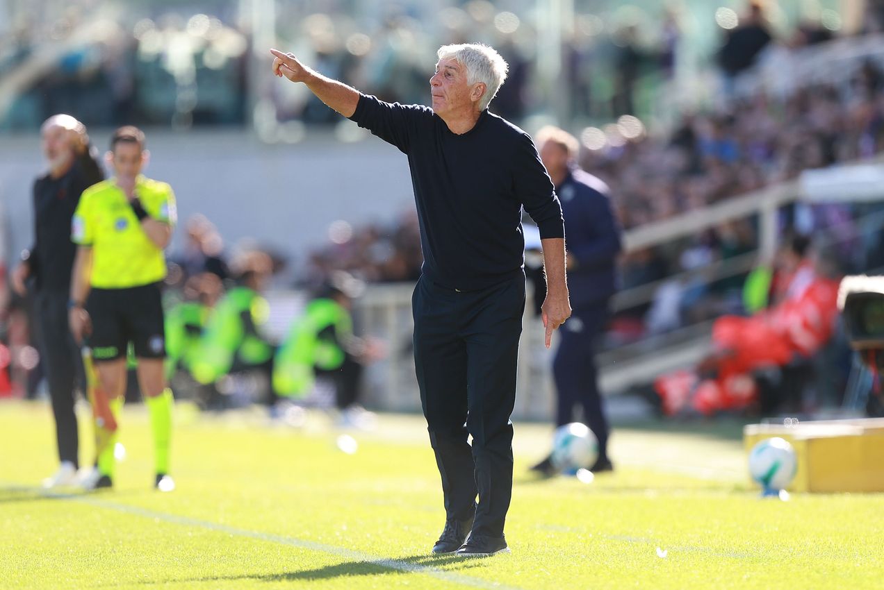 FLORENCE, ITALY - OCTOBER 5:  during the Serie A match between ACF Fiorentina and AS Roma at Artemio Franchi on October 5, 2025 in Florence, Italy. (Photo by Gabriele Maltinti/Getty Images)