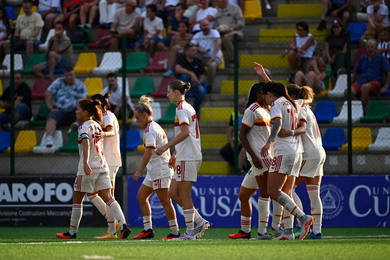 NARNI, ITALY - AUGUST 22:  on August 22, 2026 in Narni, Italy. (Photo by AS Roma/AS Roma via Getty Images)