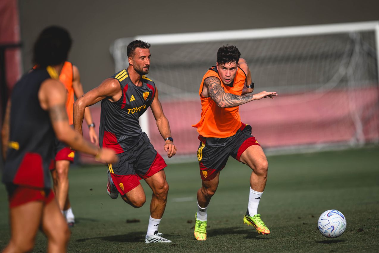 As Roma Gallery Image - Gallery: l'allenamento di martedì