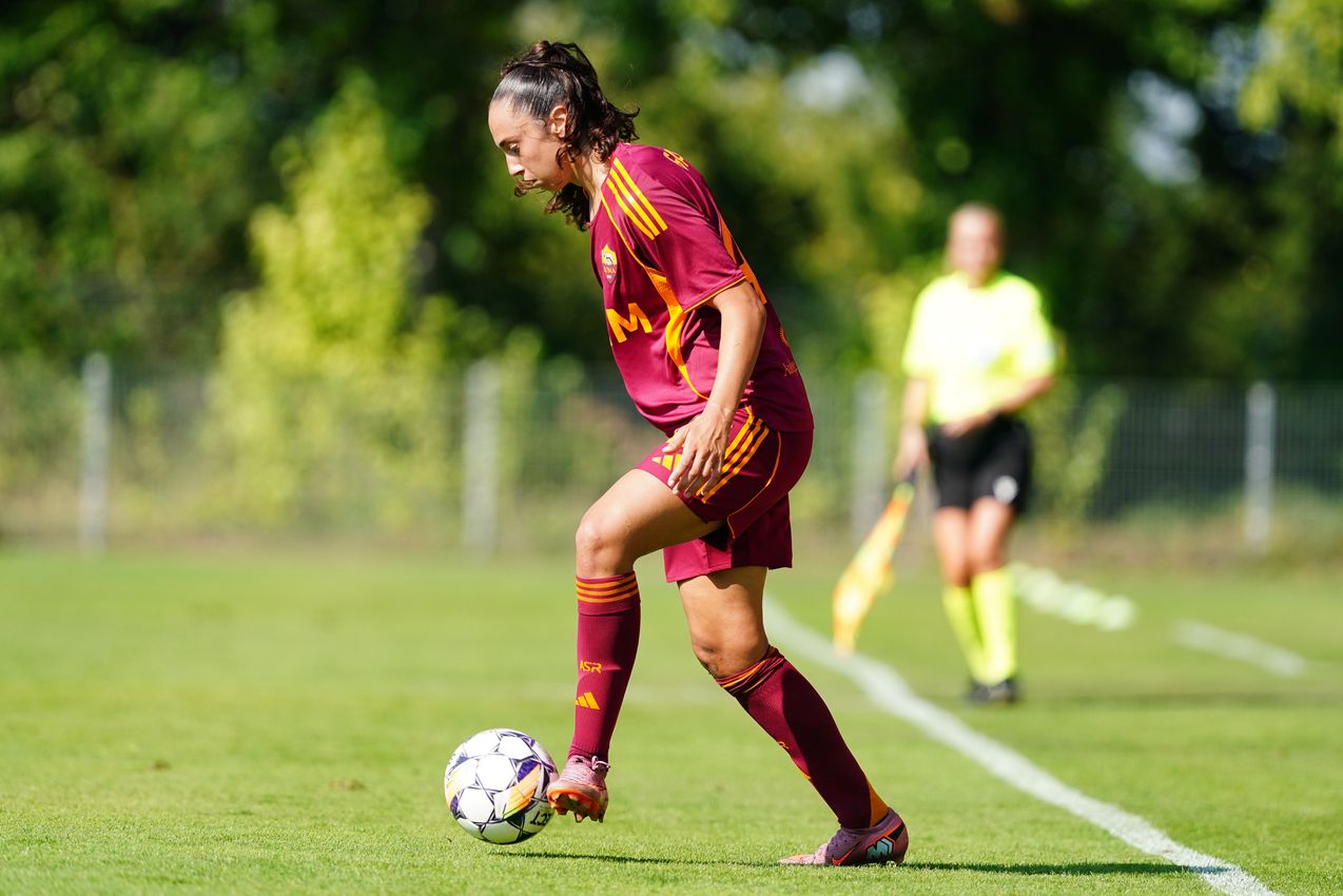 PRAGUE, CZECH REPUBLIC - AUGUST 27:  at Dolicek Stadium on August 27, 2025 in Prague, Czech Republic. (Photo by AS Roma/AS Roma via Getty Images)