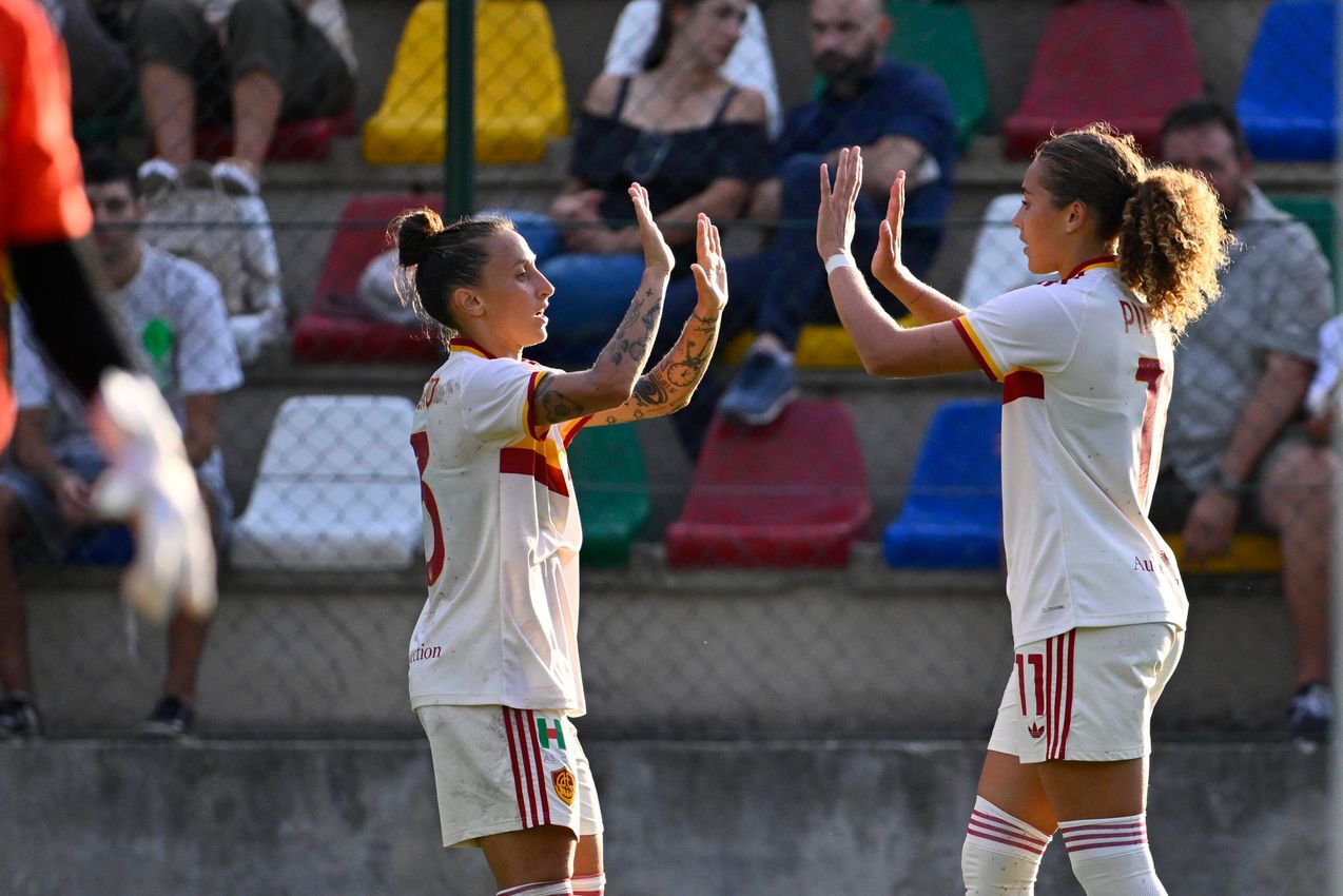 NARNI, ITALY - AUGUST 22:  on August 22, 2026 in Narni, Italy. (Photo by AS Roma/AS Roma via Getty Images)