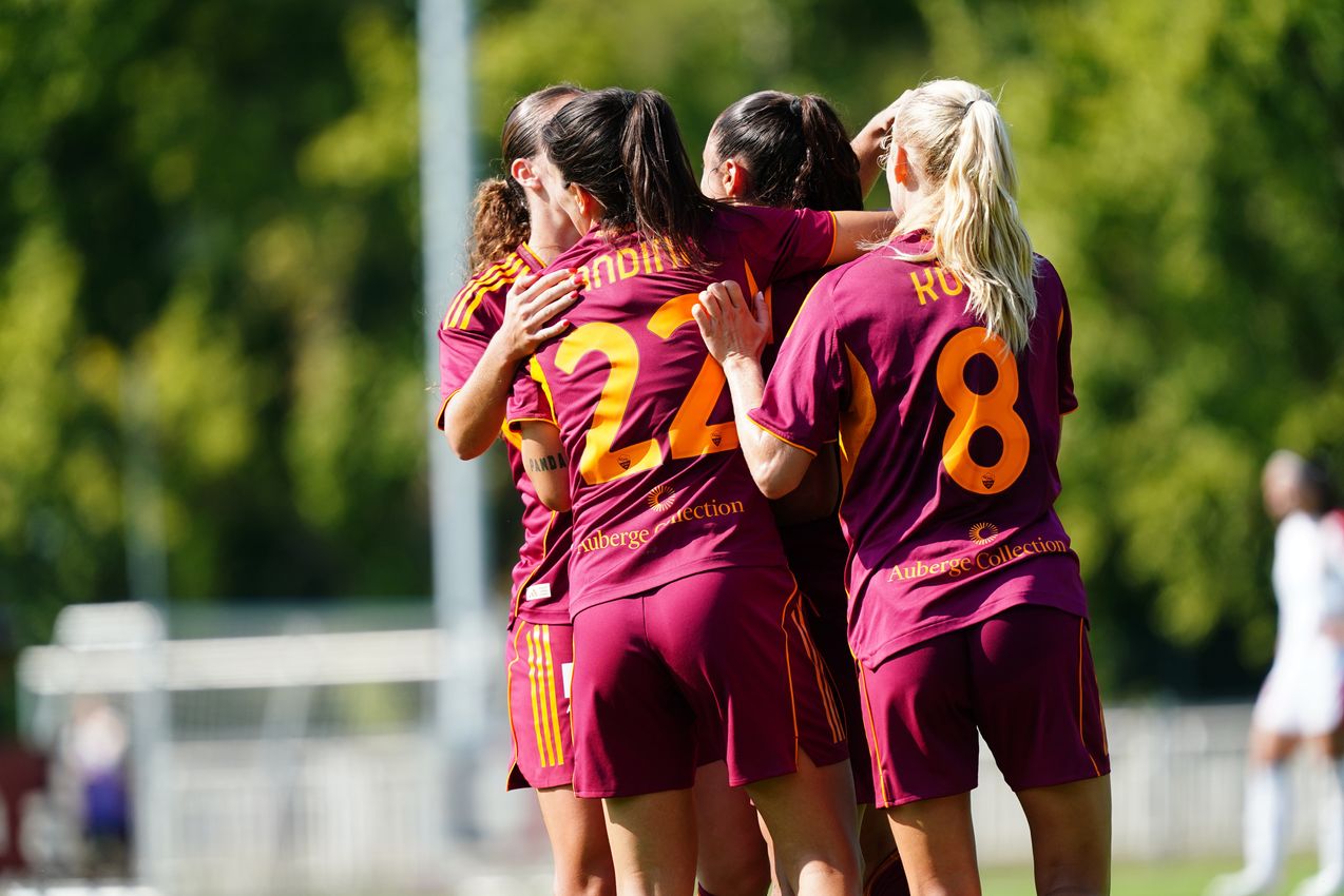 PRAGUE, CZECH REPUBLIC - AUGUST 27:  at Dolicek Stadium on August 27, 2025 in Prague, Czech Republic. (Photo by AS Roma/AS Roma via Getty Images)