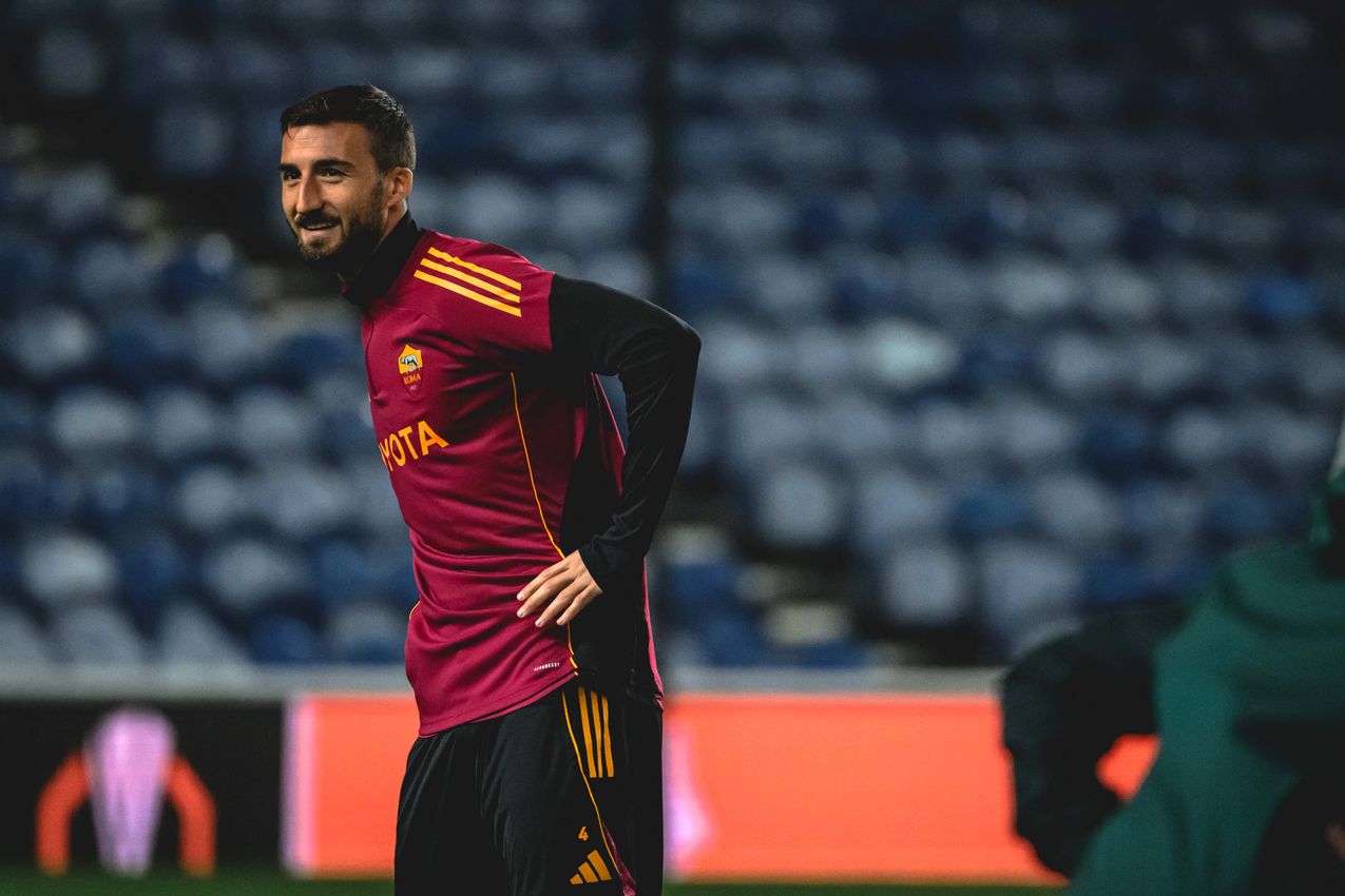 As Roma Gallery Image - Allenamento Glasgow 05/11