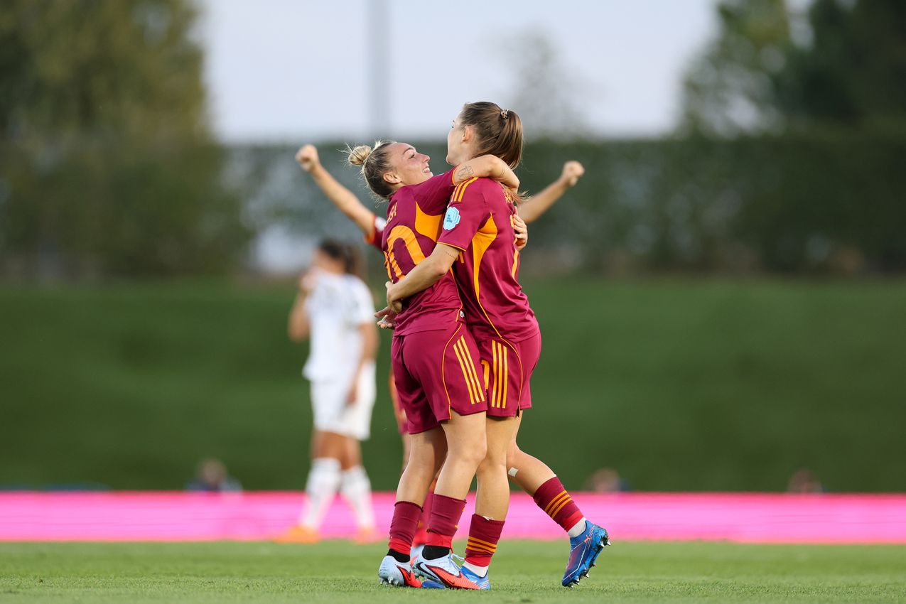MADRID, SPAIN - OCTOBER 08:  during the UEFA Women's Champions League 2025/26 league phase match between Real Madrid CF and AS Romaat  on October 08, 2025 in Madrid, Spain. (Photo by AS Roma/AS Roma via Getty Images)