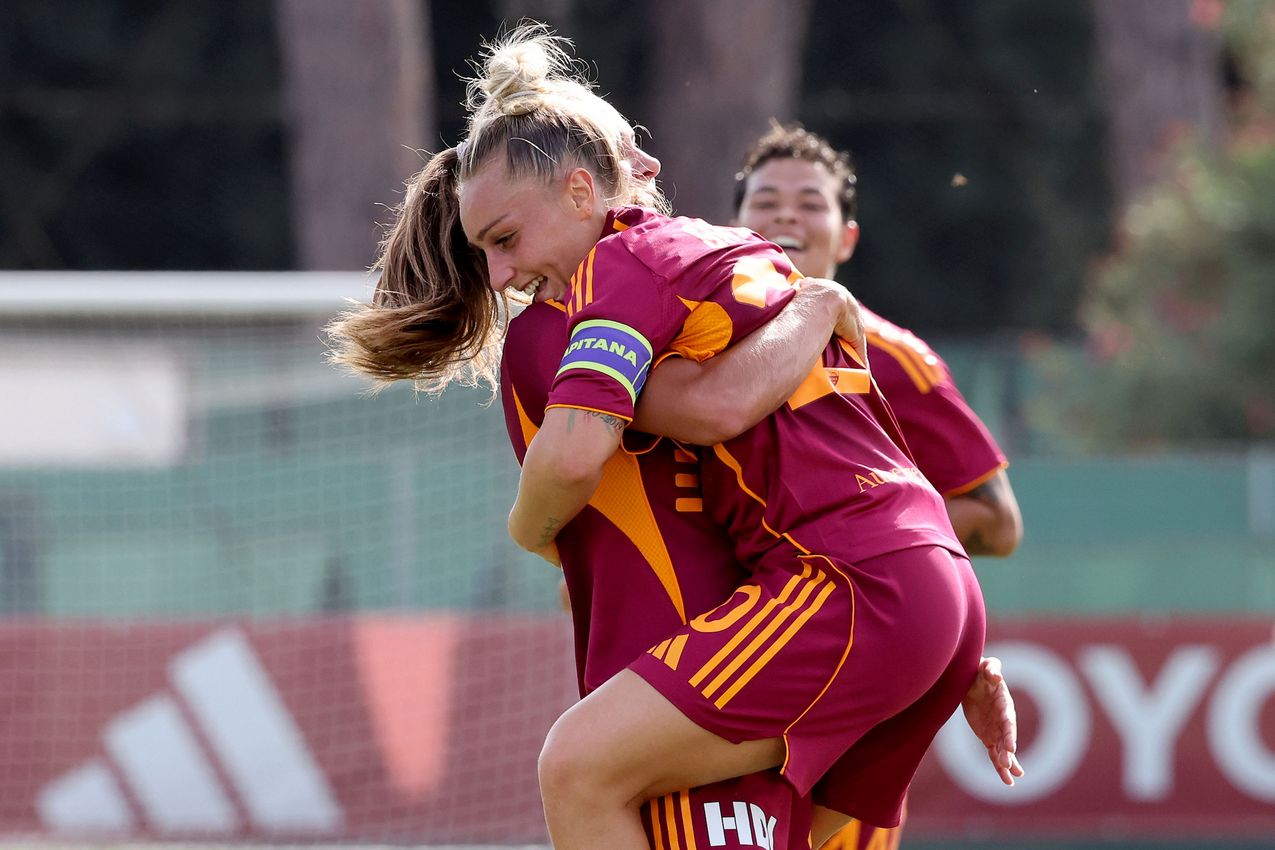 ROME, ITALY - SEPTEMBER 14:  on September 14, 2025 in Rome, Italy. (Photo by AS Roma/AS Roma via Getty Images)