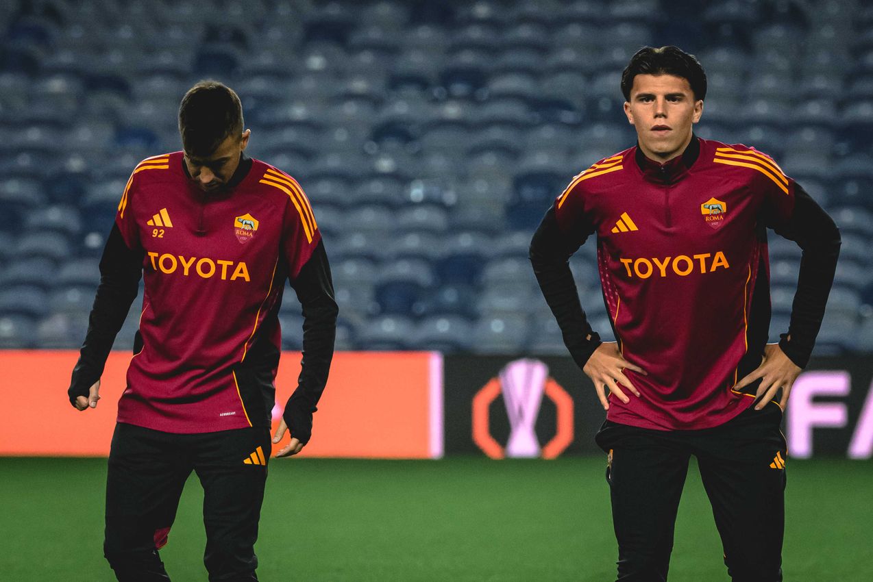 As Roma Gallery Image - Allenamento Glasgow 05/11