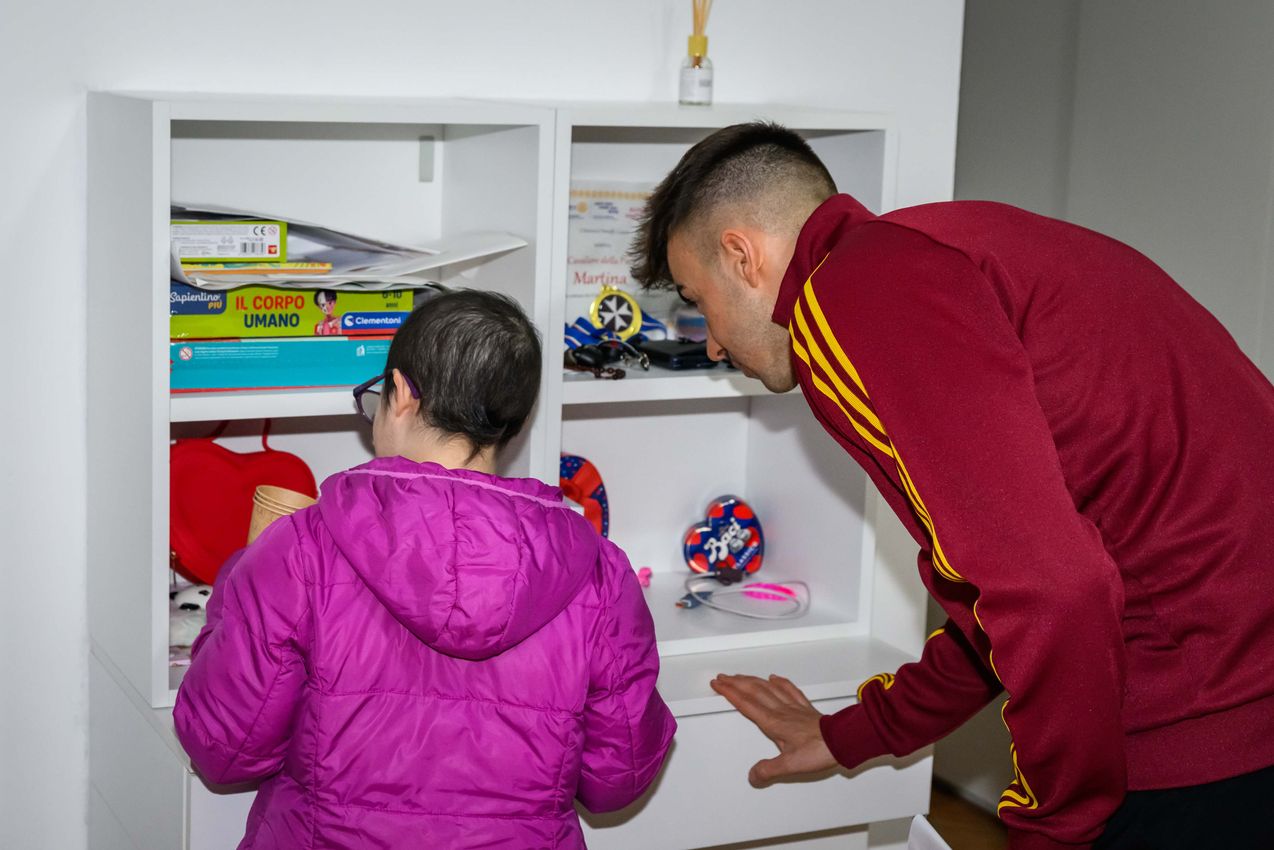 As Roma Gallery Image - El Shaarawy a casa Tudisco
