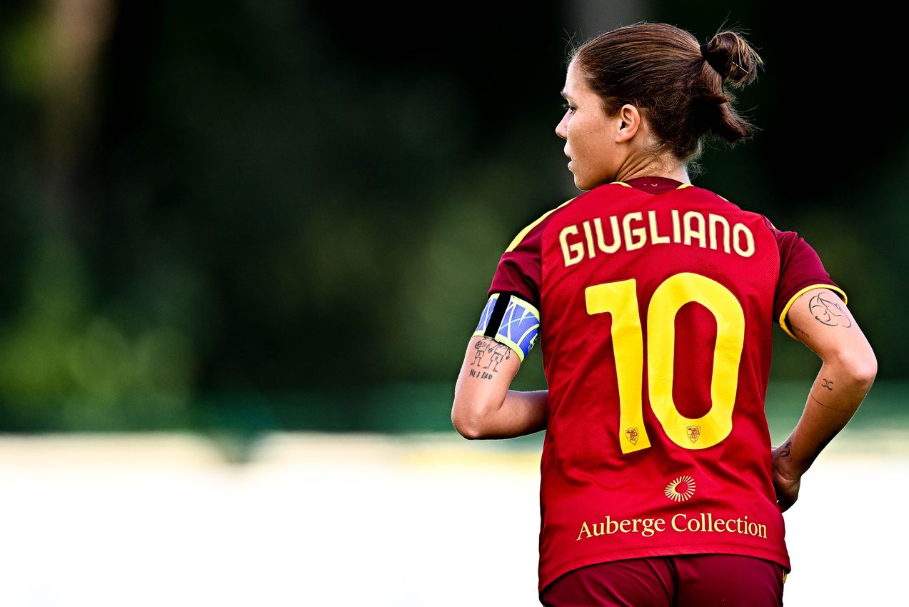 VIAREGGIO, ITALY - SEPTEMBER 19: Serie A Women's Cup Final match between Juventus and AS Roma on September 19, 2026 in Viareggio, Italy. (Photo by Simone Arveda - AS Roma/AS Roma via Getty Images)