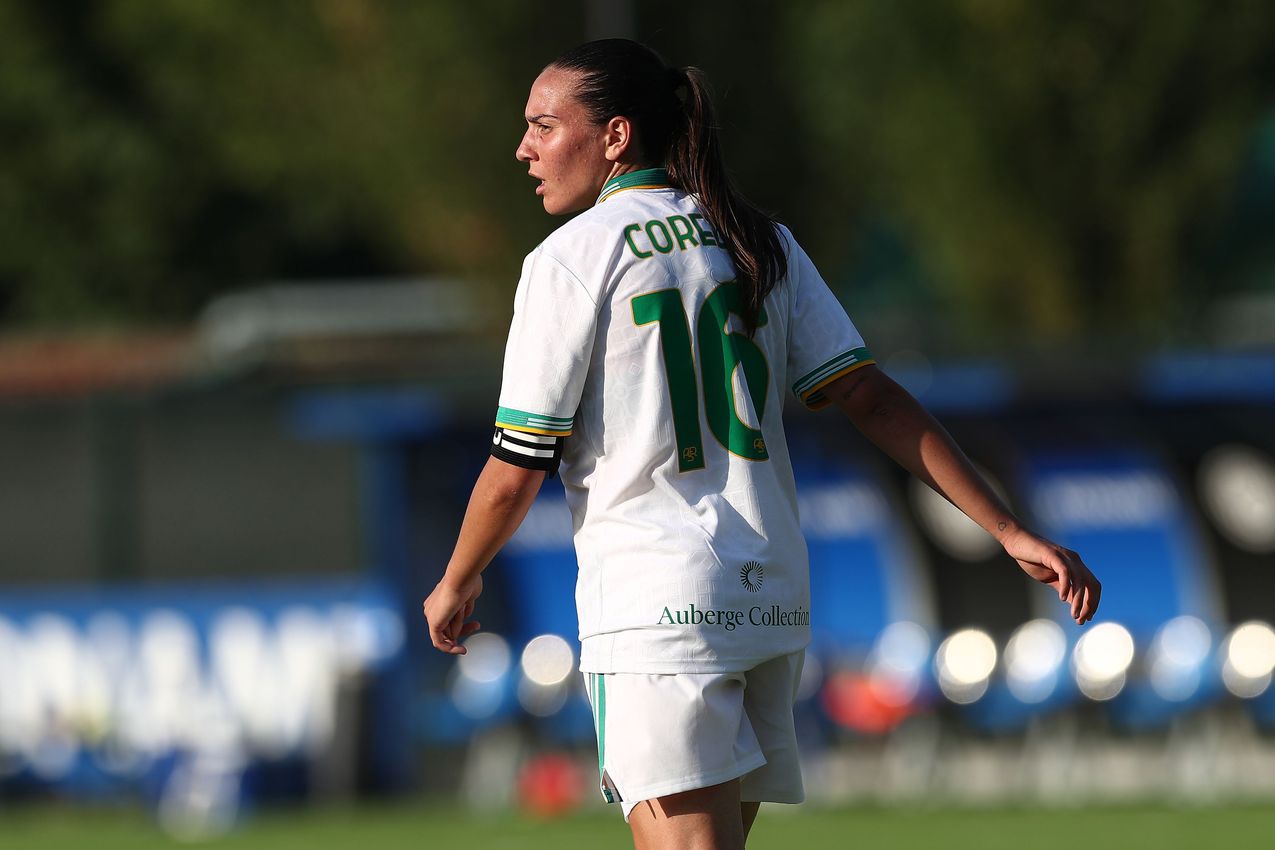 MILAN, ITALY - AUGUST 10:  during the Pre-season Friendly match between FC Internazionale Women and AS Roma Women at Centro Sportivo Interello Giacinto Facchetti on August 10, 2025 in Milan, Italy. (Photo by AS Roma/AS Roma via Getty Images)