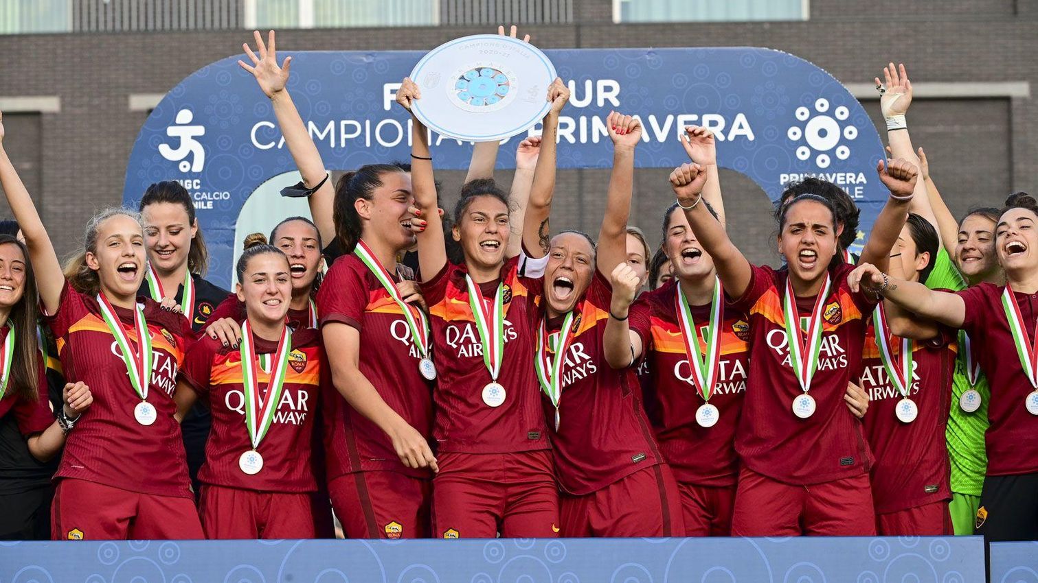 As Roma Gallery Image - Gallery: la festa Scudetto della nostra Primavera!