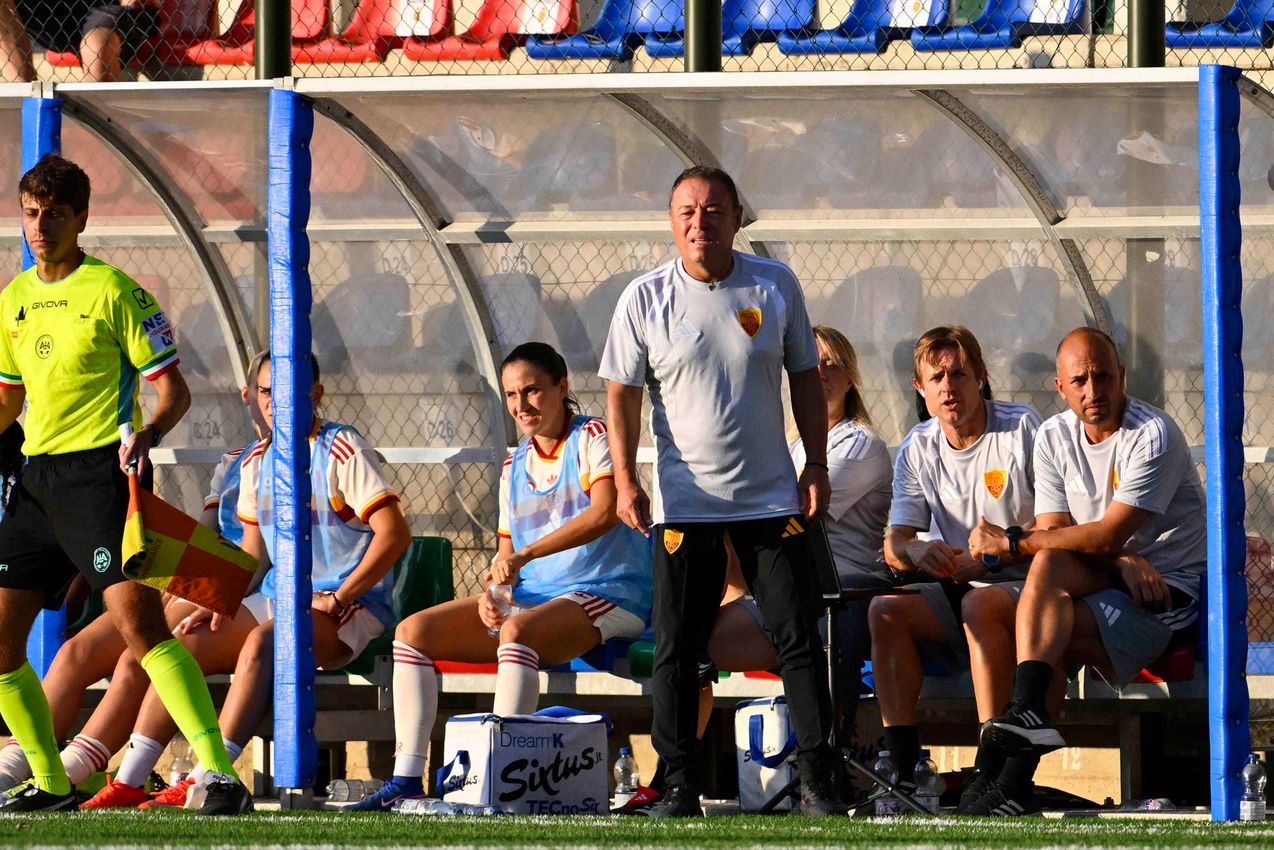 NARNI, ITALY - AUGUST 22:  on August 22, 2026 in Narni, Italy. (Photo by AS Roma/AS Roma via Getty Images)