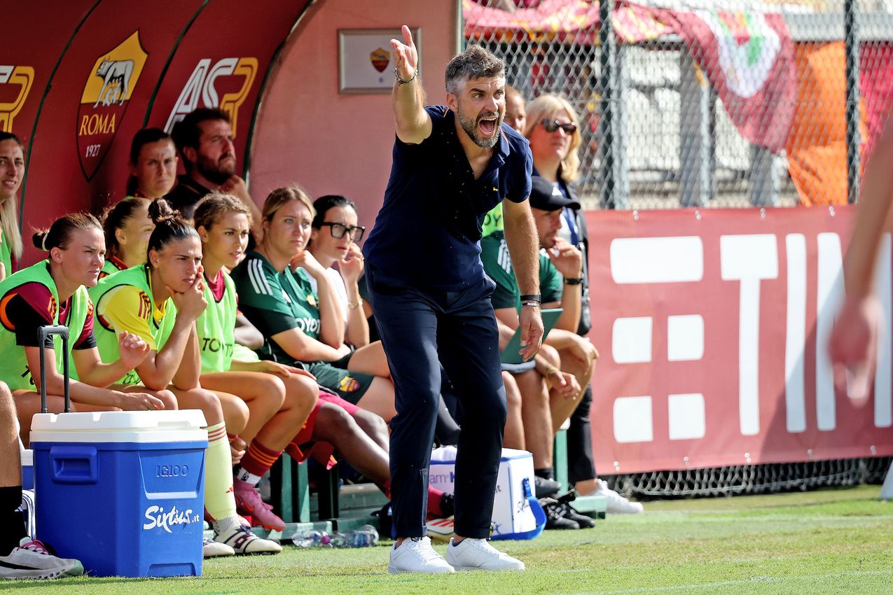 ROME, ITALY - SEPTEMBER 14:  on September 14, 2025 in Rome, Italy. (Photo by AS Roma/AS Roma via Getty Images)