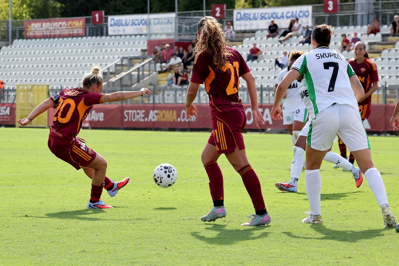 ROME, ITALY - SEPTEMBER 14:  on September 14, 2025 in Rome, Italy. (Photo by AS Roma/AS Roma via Getty Images)