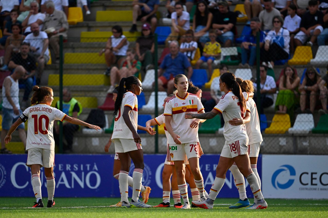 NARNI, ITALY - AUGUST 22:  on August 22, 2026 in Narni, Italy. (Photo by AS Roma/AS Roma via Getty Images)