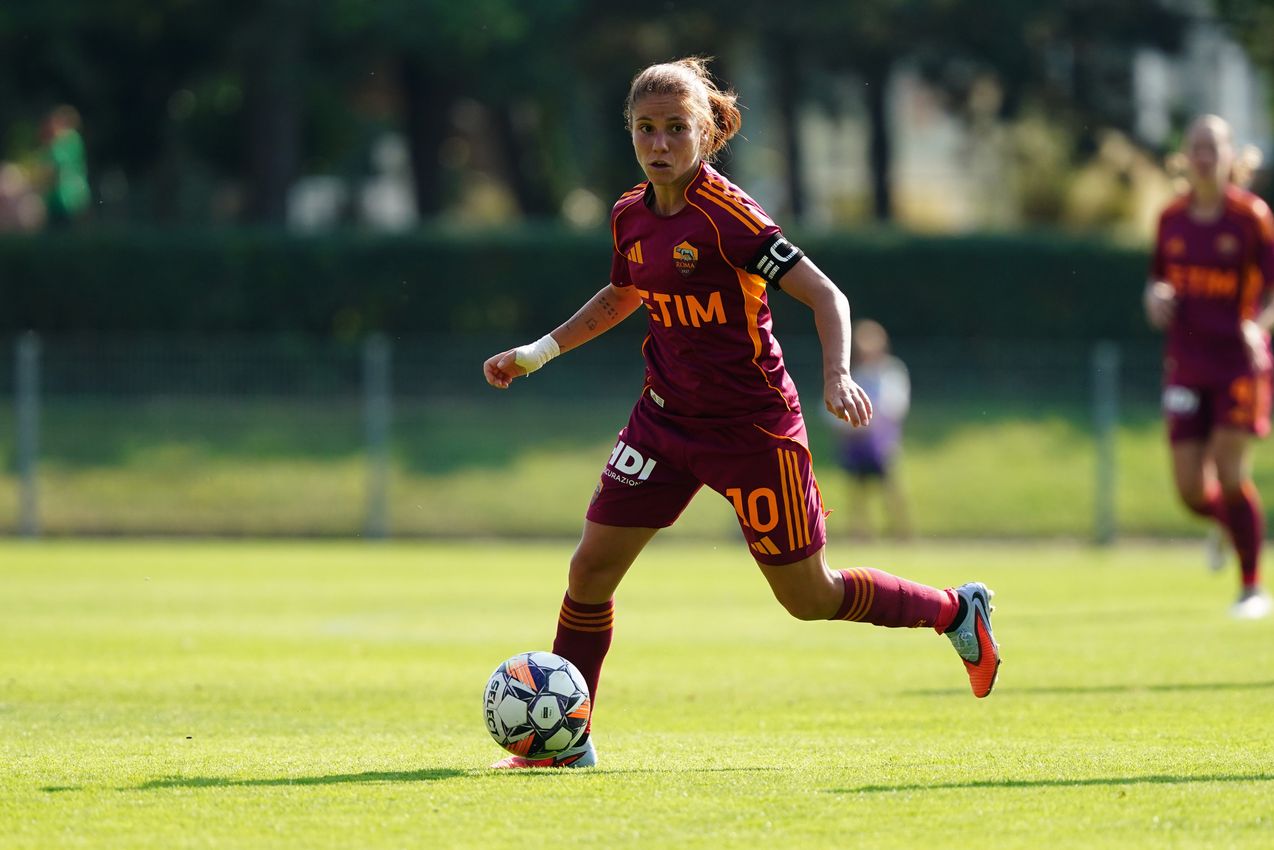 PRAGUE, CZECH REPUBLIC - AUGUST 27:  at Dolicek Stadium on August 27, 2025 in Prague, Czech Republic. (Photo by AS Roma/AS Roma via Getty Images)