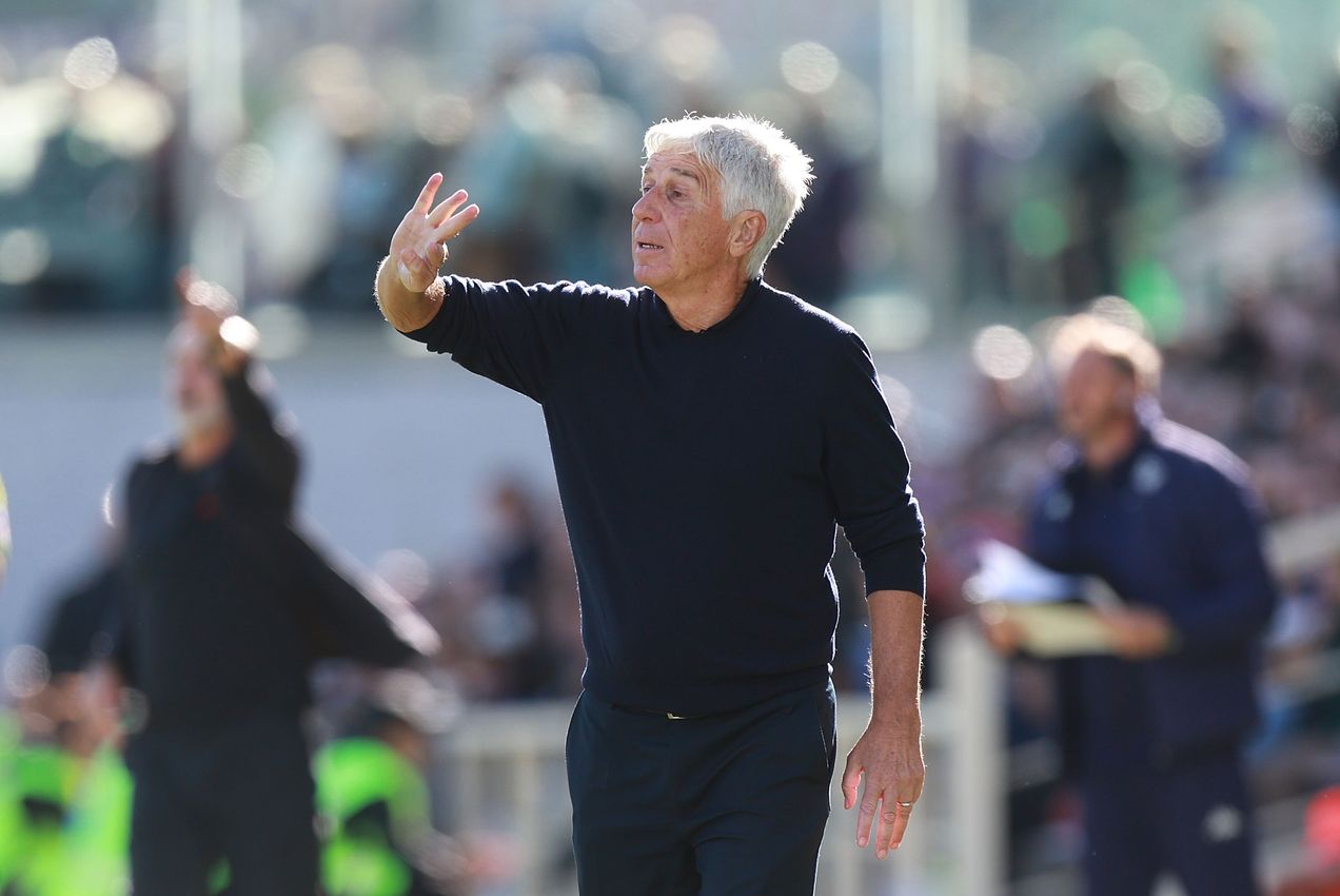 FLORENCE, ITALY - OCTOBER 5:  during the Serie A match between ACF Fiorentina and AS Roma at Artemio Franchi on October 5, 2025 in Florence, Italy. (Photo by Gabriele Maltinti/Getty Images)