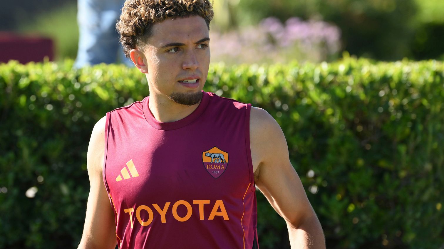 As Roma Gallery Image - Gallery: le immagini più belle del primo allenamento in giallorosso di Neil El Aynaoui ed Evan Ferguson 