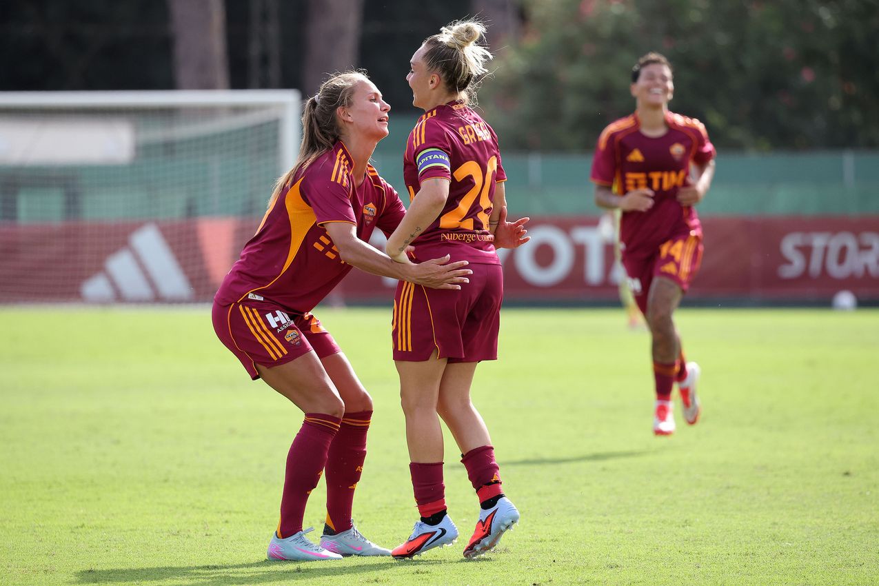 ROME, ITALY - SEPTEMBER 14:  on September 14, 2025 in Rome, Italy. (Photo by AS Roma/AS Roma via Getty Images)