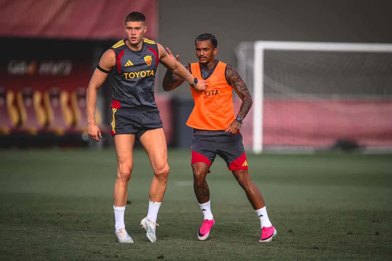 As Roma Gallery Image - Gallery: l'allenamento di martedì