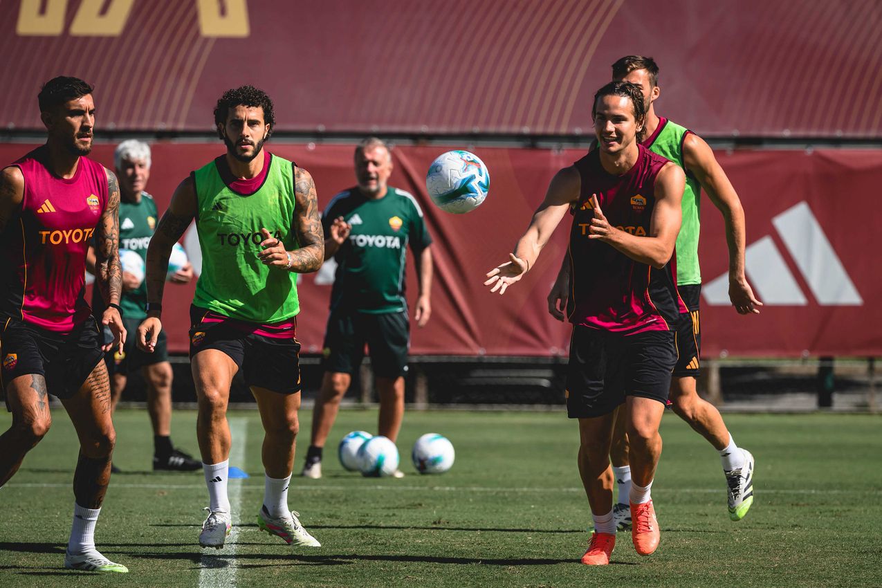 As Roma Gallery Image -  Gallery: the best photos from Wednesday’s training session