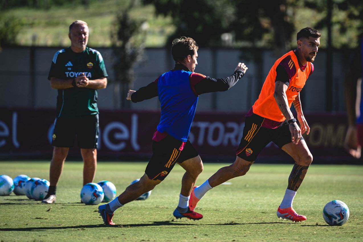 As Roma Gallery Image - Gallery: l'allenamento dell'8 ottobre