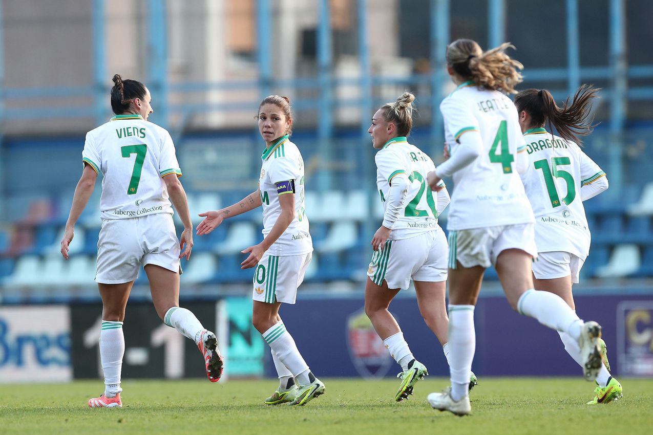â during the Coppa Italia Women match between FC Lumezzane Women and AS Roma Women at Stadio Tullio Saleri on December 21, 2025 in Lumezzane, Italy. (Photo by AS Roma/AS Roma via Getty Images)