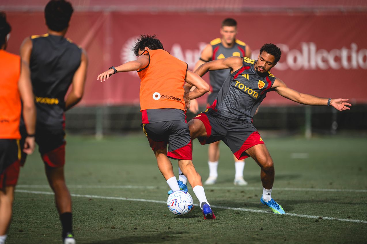 As Roma Gallery Image - Gallery: l'allenamento di martedì
