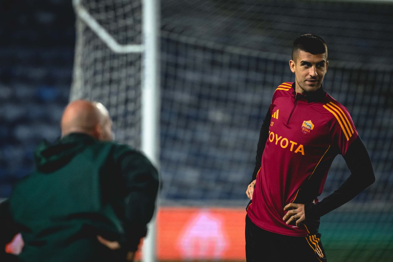 As Roma Gallery Image - Allenamento Glasgow 05/11