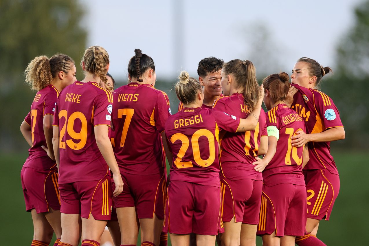 MADRID, SPAIN - OCTOBER 08:  during the UEFA Women's Champions League 2025/26 league phase match between Real Madrid CF and AS Romaat  on October 08, 2025 in Madrid, Spain. (Photo by AS Roma/AS Roma via Getty Images)