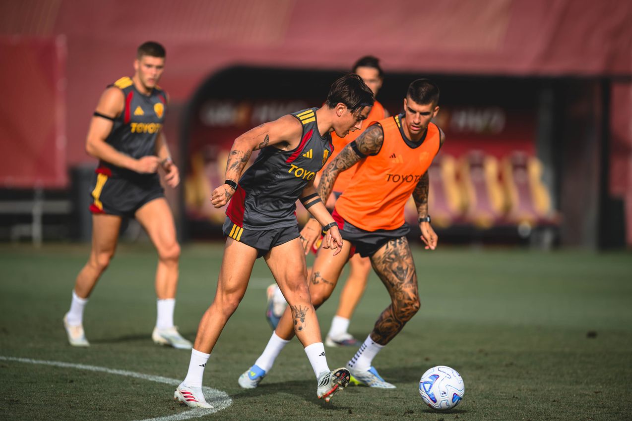 As Roma Gallery Image - Gallery: l'allenamento di martedì