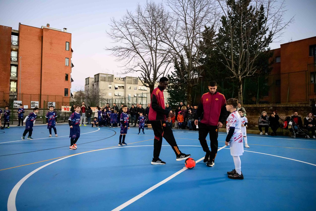 As Roma Gallery Image - Un gol per l'integrazione
