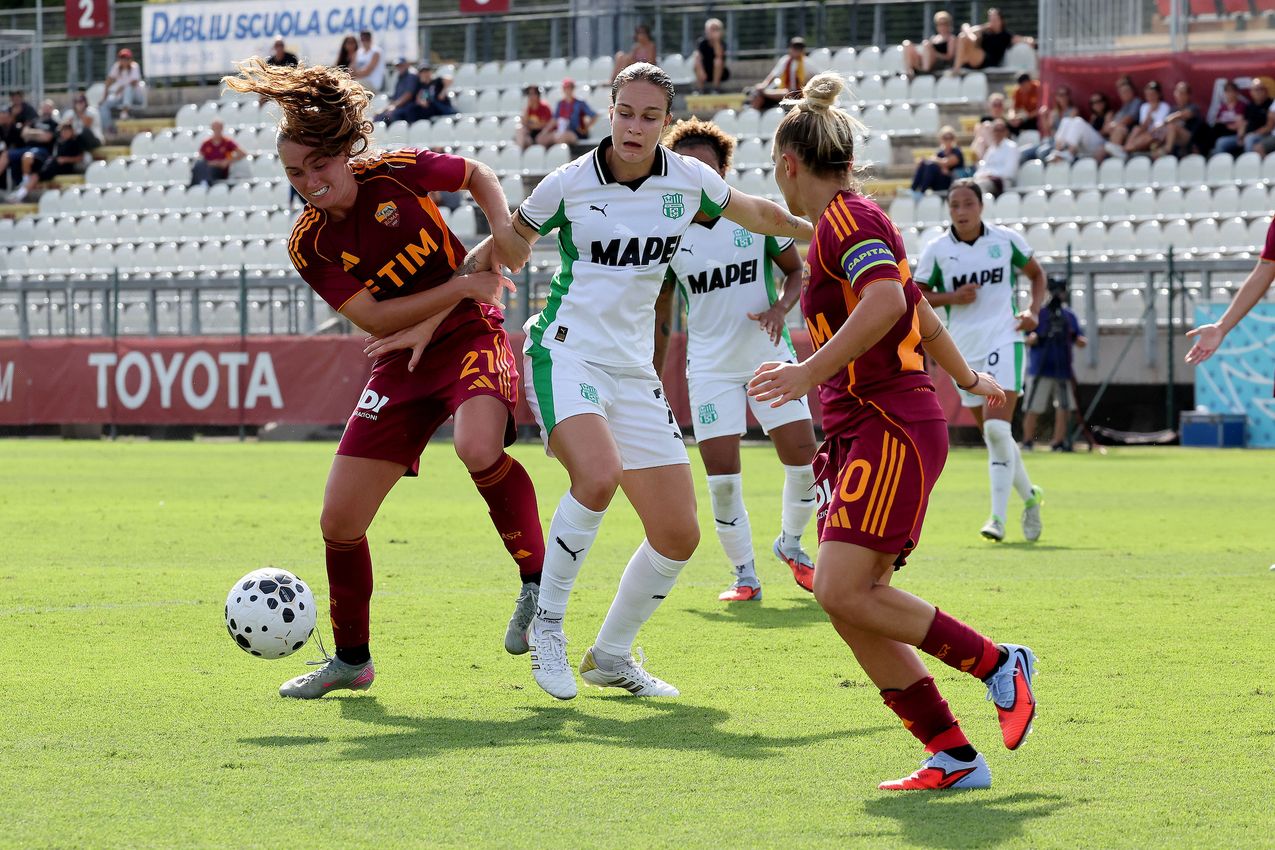 ROME, ITALY - SEPTEMBER 14:  on September 14, 2025 in Rome, Italy. (Photo by AS Roma/AS Roma via Getty Images)