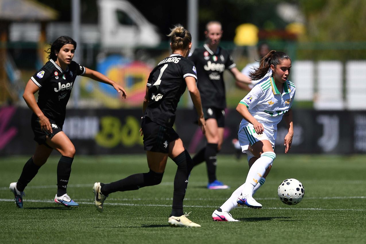 BIELLA, ITALY - APRIL 25:  at Stadio Comunale Vittorio Pozzo Lamarmora on April 25, 2026 in Biella, Italy. (Photo by AS Roma/AS Roma via Getty Images)