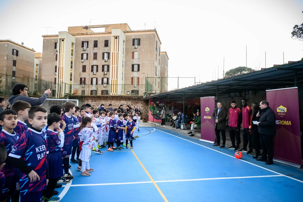 As Roma Gallery Image - Un gol per l'integrazione