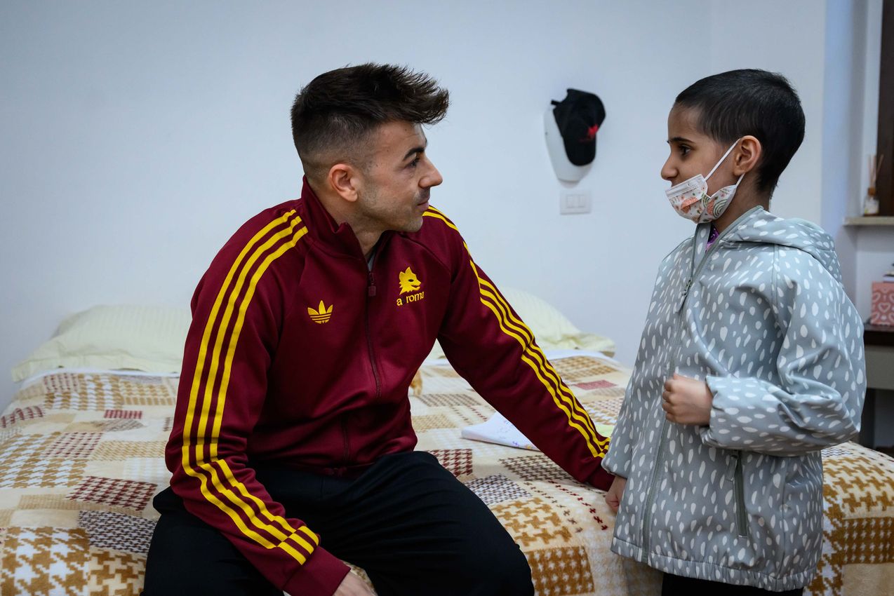 As Roma Gallery Image - El Shaarawy a casa Tudisco