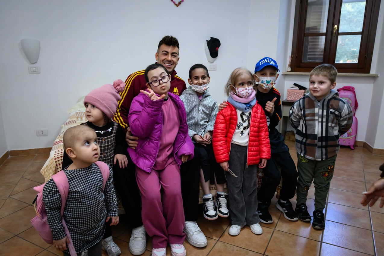 As Roma Gallery Image - El Shaarawy a casa Tudisco