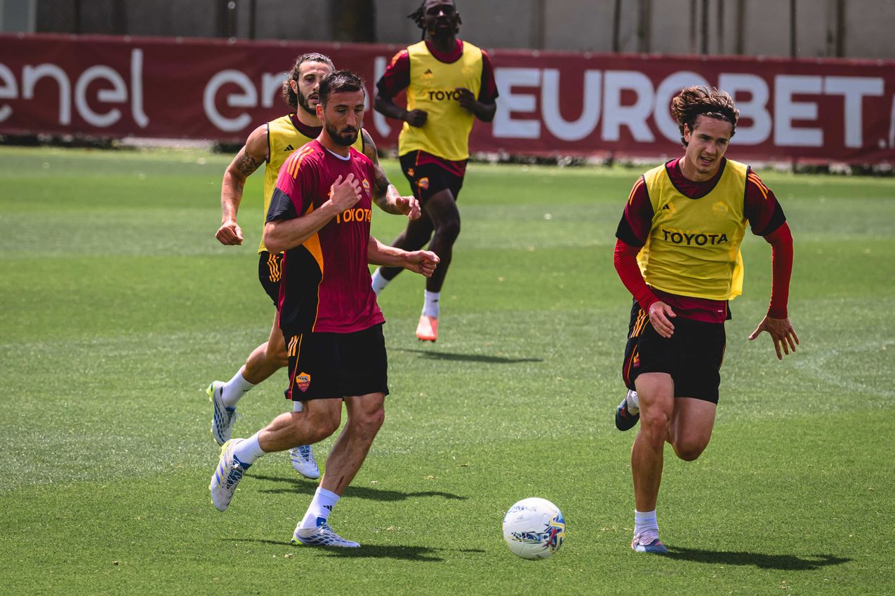As Roma Gallery Image - Gallery: allenamento venerdì 14