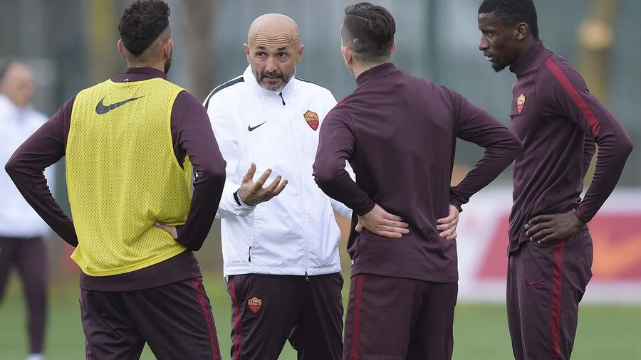 Luciano Spalletti allenamento