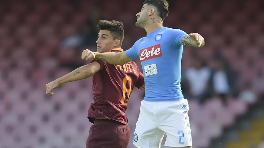 Match Gallery Napoli v Roma AS Roma