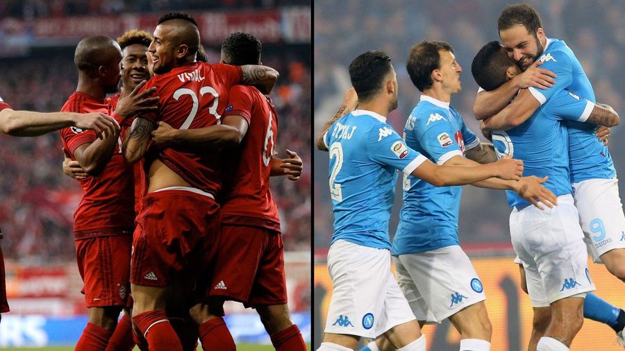 6. FC Bayern München and SSC Napoli