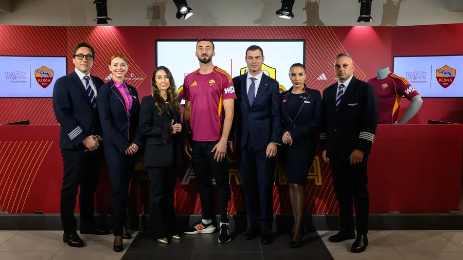AS Roma-Wizz Air partnership: read the presentation press conference