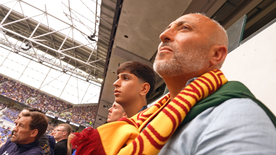 In trasferta con le Legends della Roma: l'esperienza unica vissuta da due tifosi