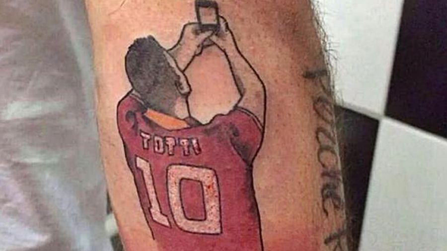 Il selfie di Totti